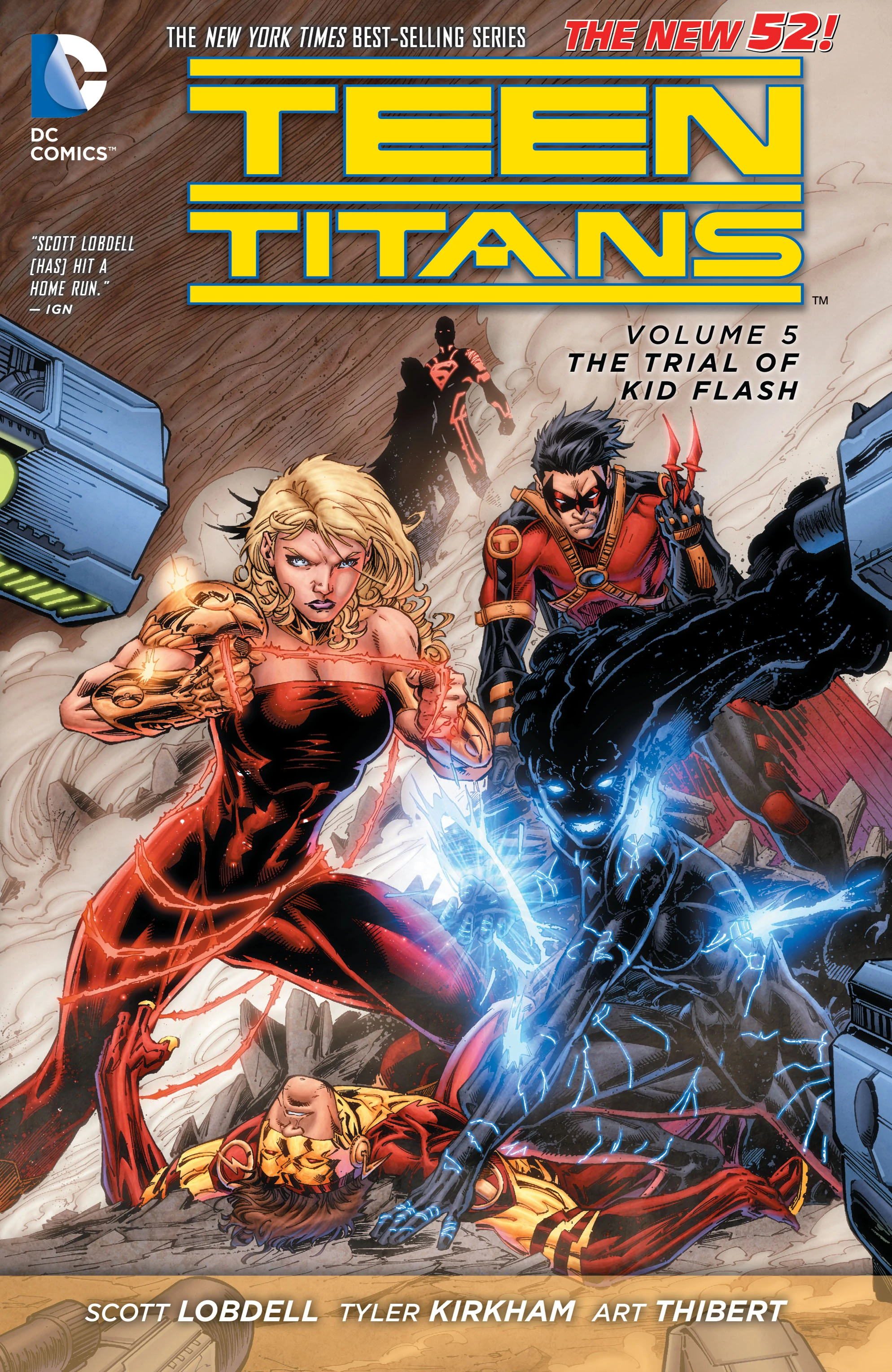 Teen Titans Vol. 5: The Trial of Kid Flash (DC, 2015) cover